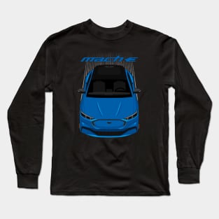 Ford Mustang Mach E SUV - Grabber Blue Long Sleeve T-Shirt